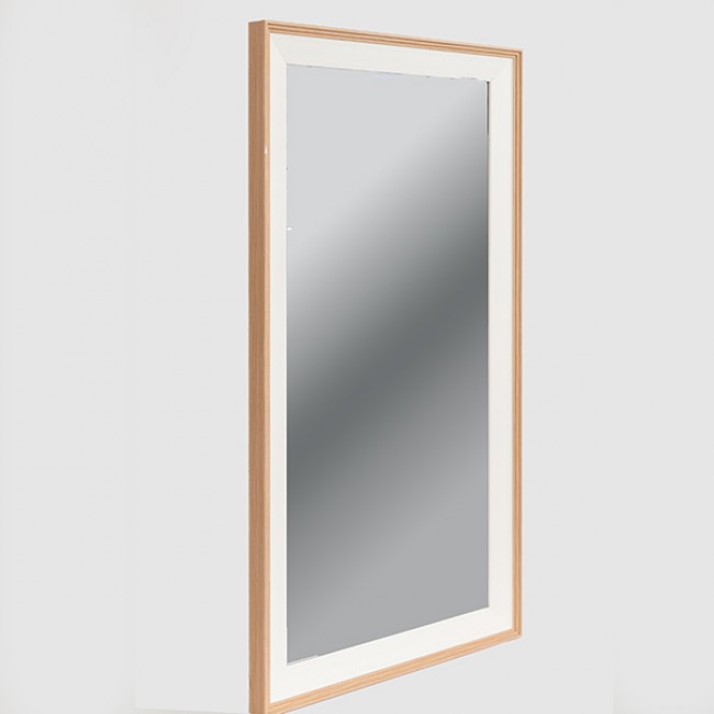 Καθρέπτης πλαστικός σε χρώμα λευκό 30x2.5x60