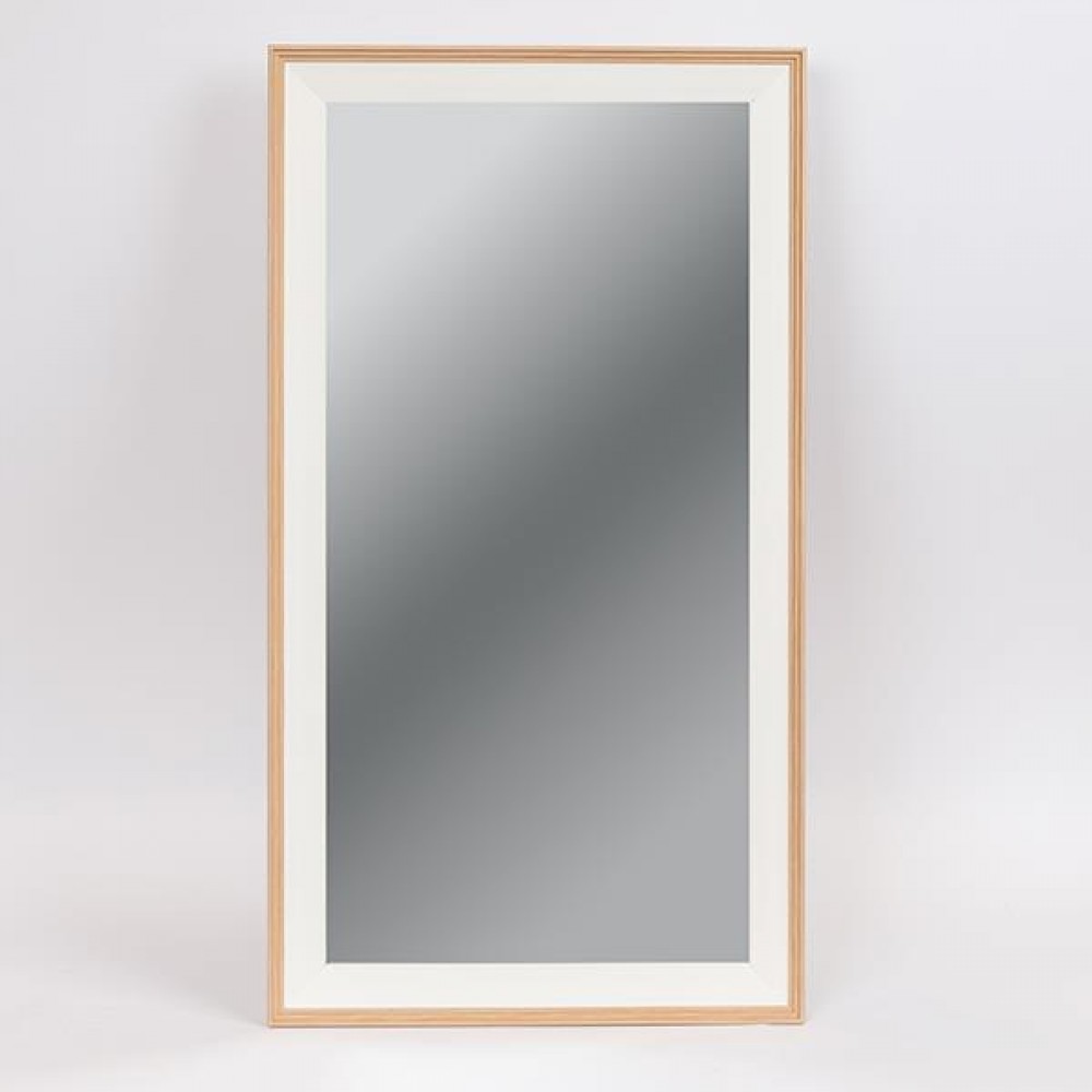 Καθρέπτης πλαστικός σε χρώμα λευκό 30x2.5x60