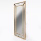 Καθρέπτης από μέταλλο σε χρώμα χρυσό 59.5x3x120