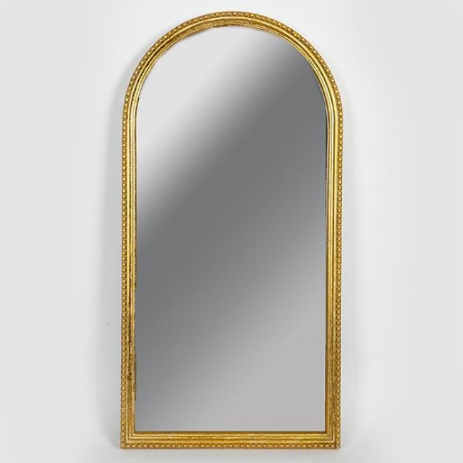 Καθρέπτης από ξύλο σε χρώμα χρυσό 40x3.5x79