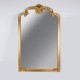 Καθρέπτης από πολυρεζίν σε χρώμα χρυσό 80x130