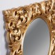 Καθρέπτης από πολυρεζίν σε χρώμα χρυσό 90x90x4