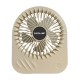 Ανεμιστήρας επιτραπέζιος slim σε χρώμα μπεζ 4.5W
