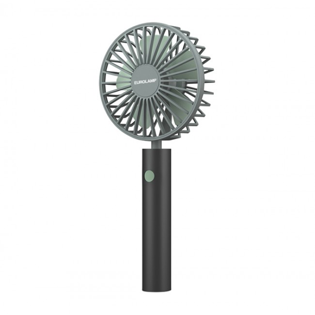 Ανεμιστήρας χειρός επαναφορτιζόμενος με usb σε χρώμα γκρι Φ10 5W