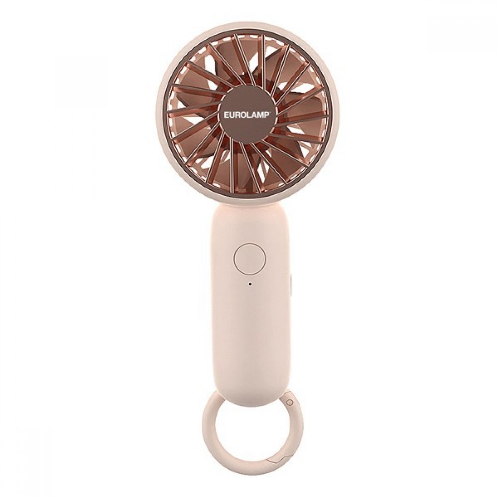 Ανεμιστήρας χειρός επαναφορτιζόμενος σε χρώμα ροζ Φ6 2.5W