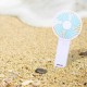 Ανεμιστήρας χειρός επαναφορτιζόμενος με usb σε χρώμα λευκό/μπλε Φ10 4.5W