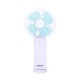 Ανεμιστήρας χειρός επαναφορτιζόμενος με usb σε χρώμα λευκό/μπλε Φ10 4.5W