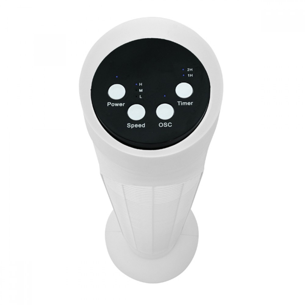 Ανεμιστήρας πύργος ψηφιακός με τηλεχειριστήριο σε χρώμα λευκό 50W