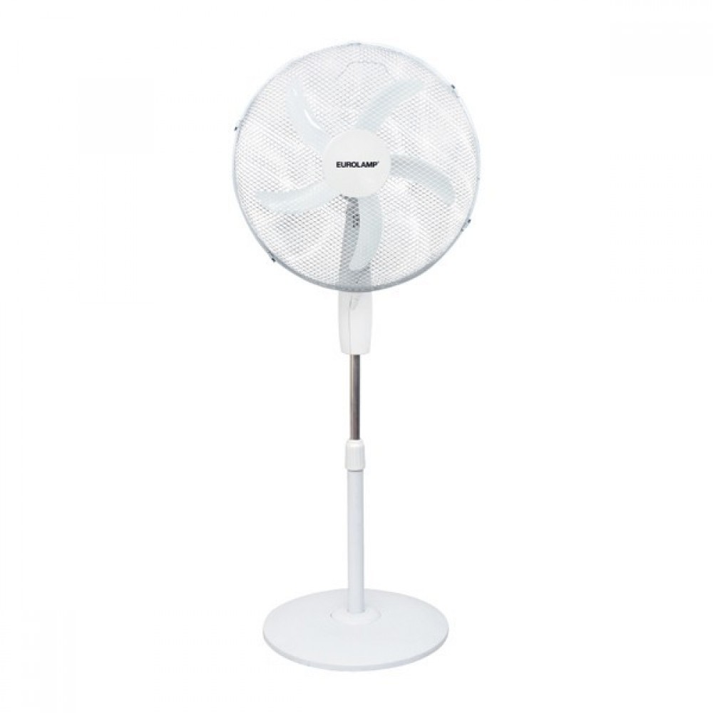 Ανεμιστήρας δαπέδου με ορθοστάτη σε χρώμα λευκό Φ50 60W
