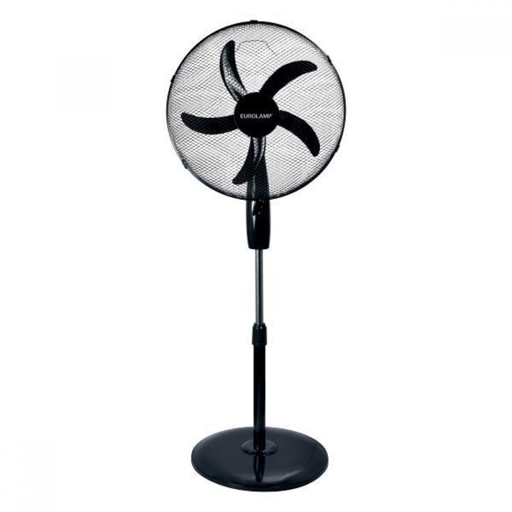 Ανεμιστήρας δαπέδου με ορθοστάτη σε χρώμα μαύρο Φ50 60W