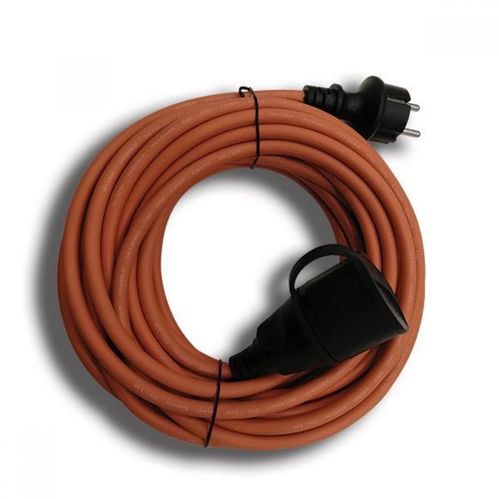 Προέκταση σούκο γερμανικών προδιαγραφών 3x1.5mm σε χρώμα πορτοκαλί 15m