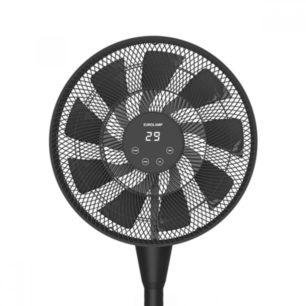 Ανεμιστήρας με ορθοστάτη σε χρώμα μαύρο Φ40 25W