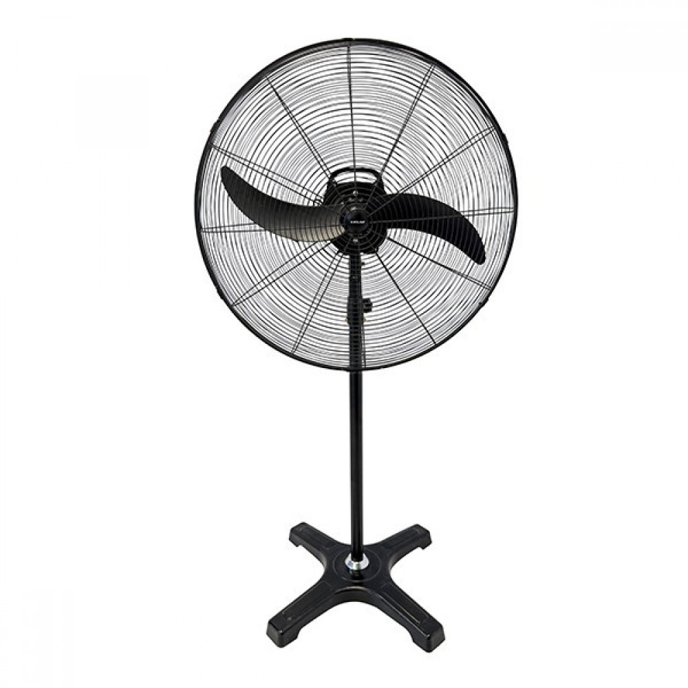 Ανεμιστήρας βιομηχανικός μεταλλικός σε χρώμα μαύρο Φ66 115W