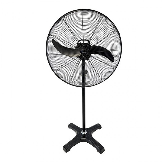 Ανεμιστήρας βιομηχανικός μεταλλικός σε χρώμα μαύρο Φ66 115W
