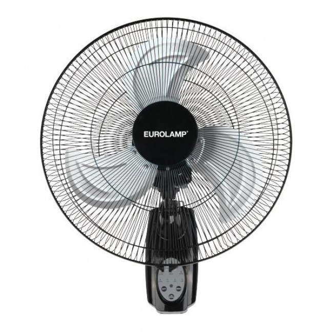 Ανεμιστήρας τοίχου βιομηχανικός μεταλλικός σε χρώμα μαύρο Φ50 90W