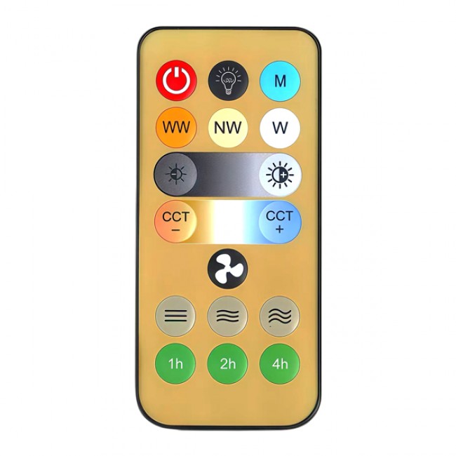 Ανεμιστήρας-φωτιστικό με χρωματιστές φτερωτές Φ42 22W