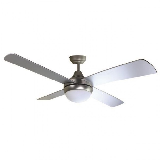 Ανεμιστήρας οροφής με 1 φως σε χρώμα σατινέ Φ130 70W