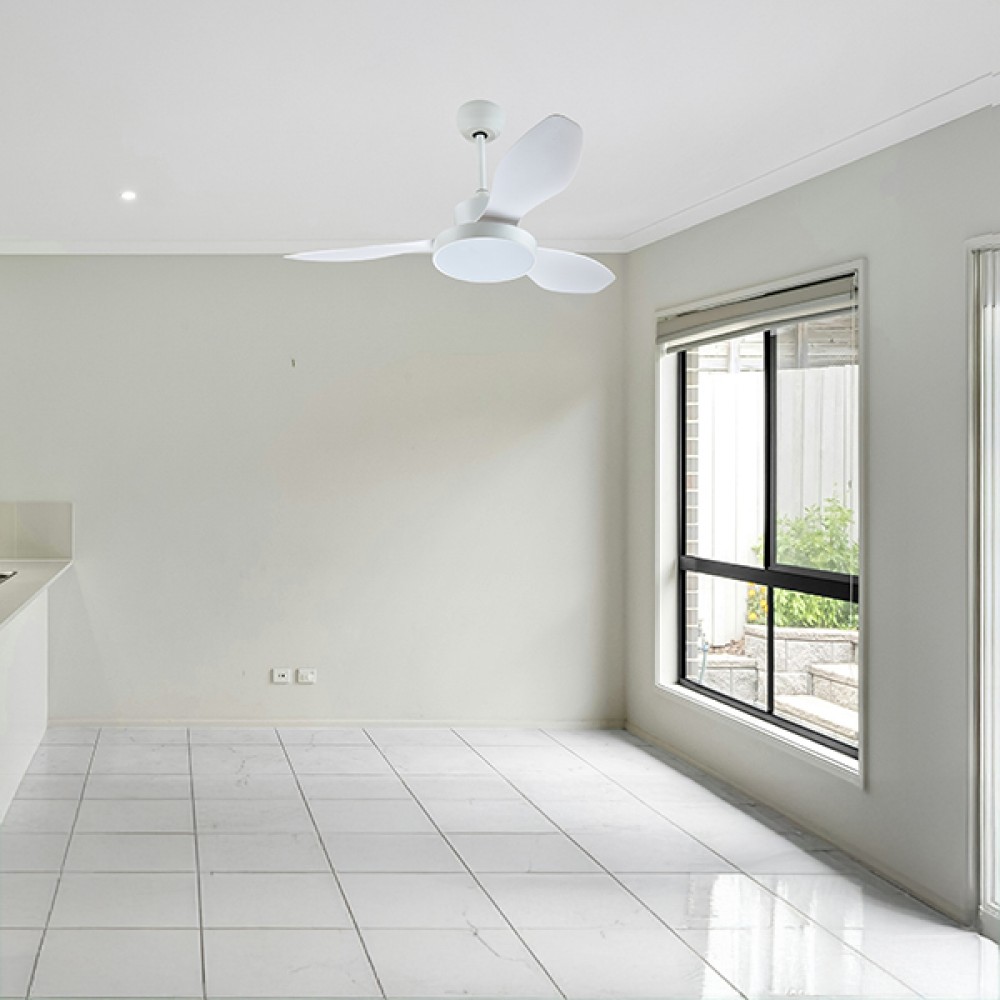 Ανεμιστήρας οροφής με LED φως σε χρώμα λευκό Φ122 35W