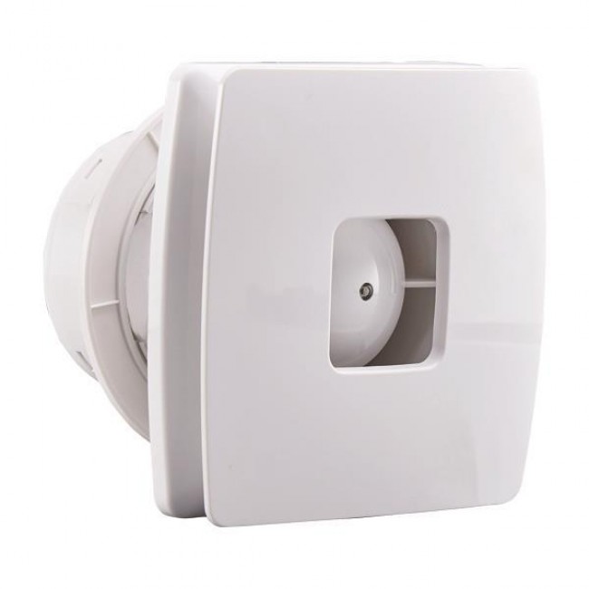 Εξαεριστήρας λουτρού ultra lux από ABS/χαλκό σε χρώμα λευκό Φ10 12W