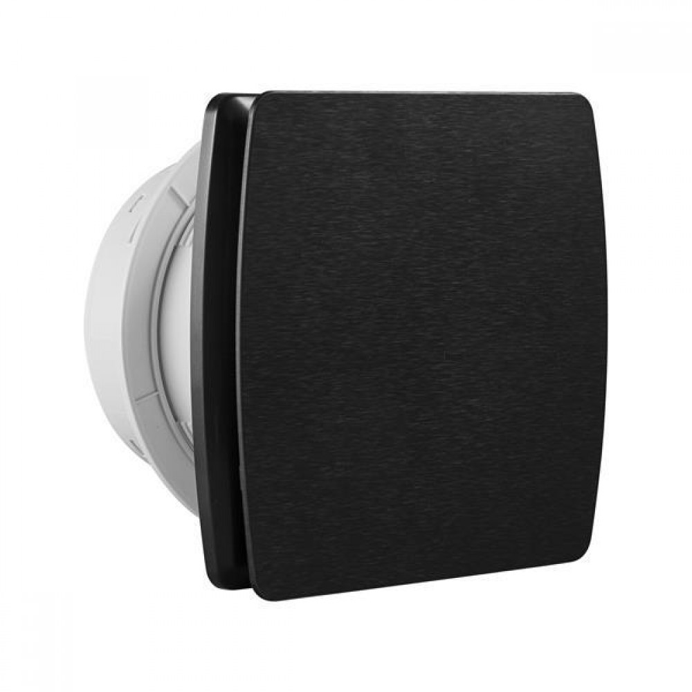 Εξαεριστήρας λουτρού "EXTRACTOR Q" από ABS/χαλκό σε χρώμα μαύρο Φ10 12W