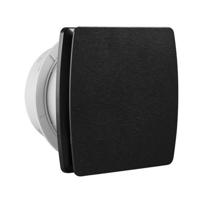 Εξαεριστήρας λουτρού "EXTRACTOR Q" από ABS/χαλκό σε χρώμα μαύρο Φ10 12W