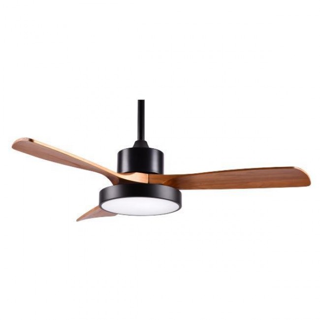 Ανεμιστήρας οροφής με LED φως σε χρώμα μαύρο Φ122 35W