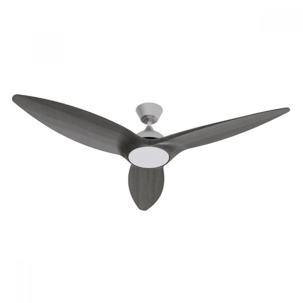 Ανεμιστήρας οροφής wifi σε χρώμα γκρι ξλύλου με LED φως Φ132 35W