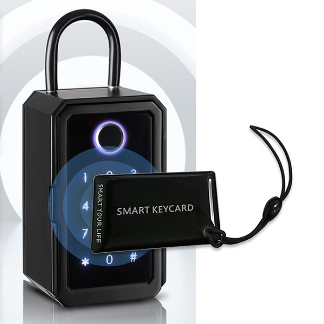 Έξυπνη κλειδοθήκη με bluetooth/αποτύπωμα/κωδικό