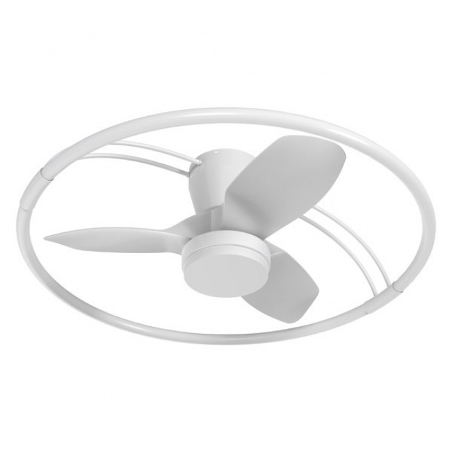 Ανεμιστήρας οροφής σε χρώμα λευκό με led φως 60W Φ80x25