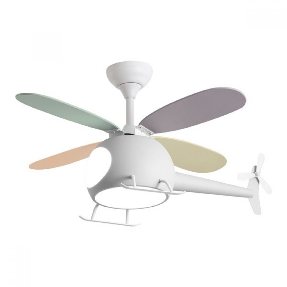 Ανεμιστήρας οροφής ελικοπτεράκι με led φως 48W Φ36x48