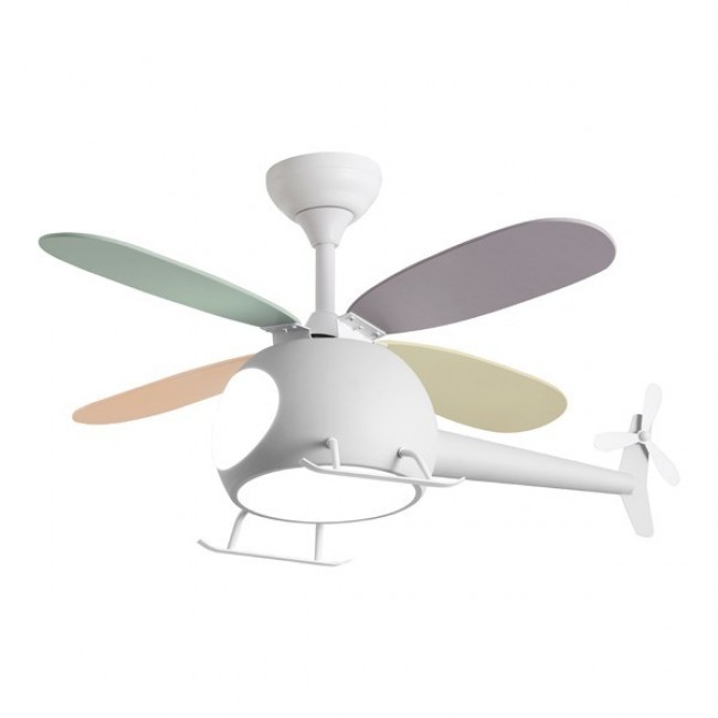 Ανεμιστήρας οροφής ελικοπτεράκι με led φως 48W Φ36x48