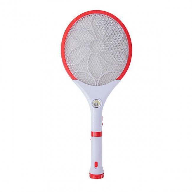 Ηλεκτρική ρακέτα εντόμων επαναφορτιζόμενη με led φως και φακό