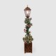 Κολώνα με χριστουγεννιάτικη γιρλάντα φωτιζόμενη 45x45x150