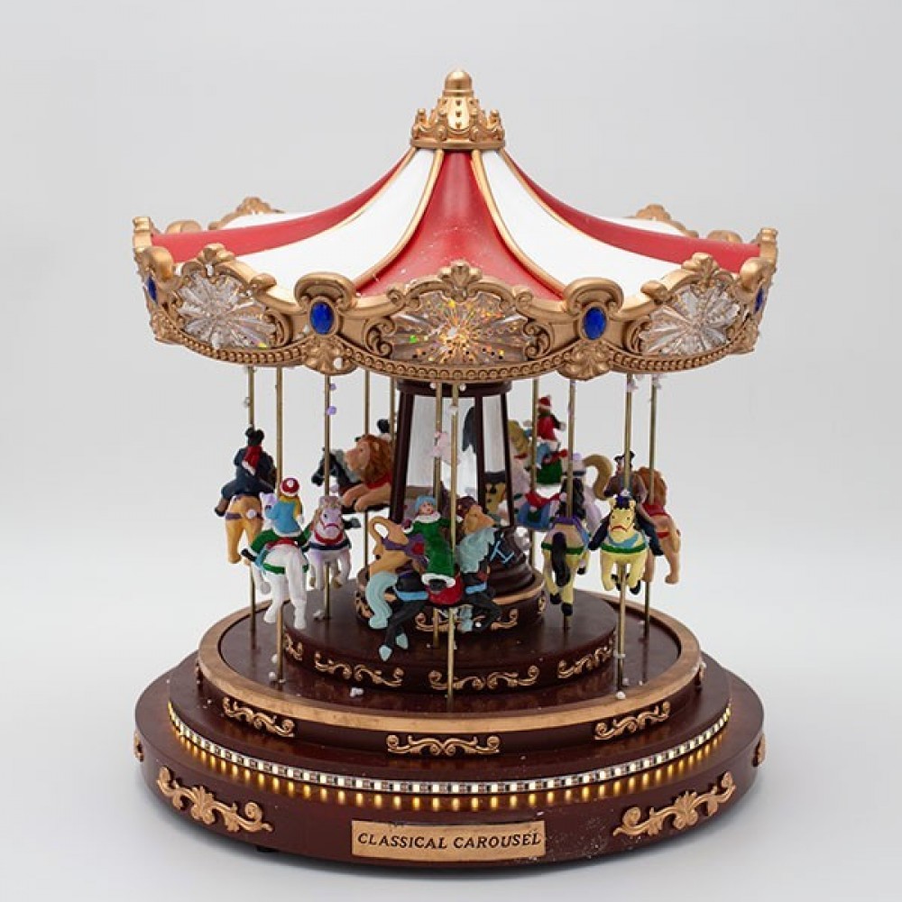 Φαντασμαγορικό καρουζέλ με φως, μουσική και κίνηση 30x33.3x30