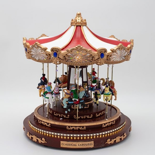 Φαντασμαγορικό καρουζέλ με φως, μουσική και κίνηση 30x33.3x30
