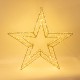 Αστέρι φωτιζόμενο μπρονζέ με led και χρονοδιακόπτη 70x8x68