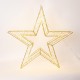 Αστέρι φωτιζόμενο μπρονζέ με led και χρονοδιακόπτη 70x8x68