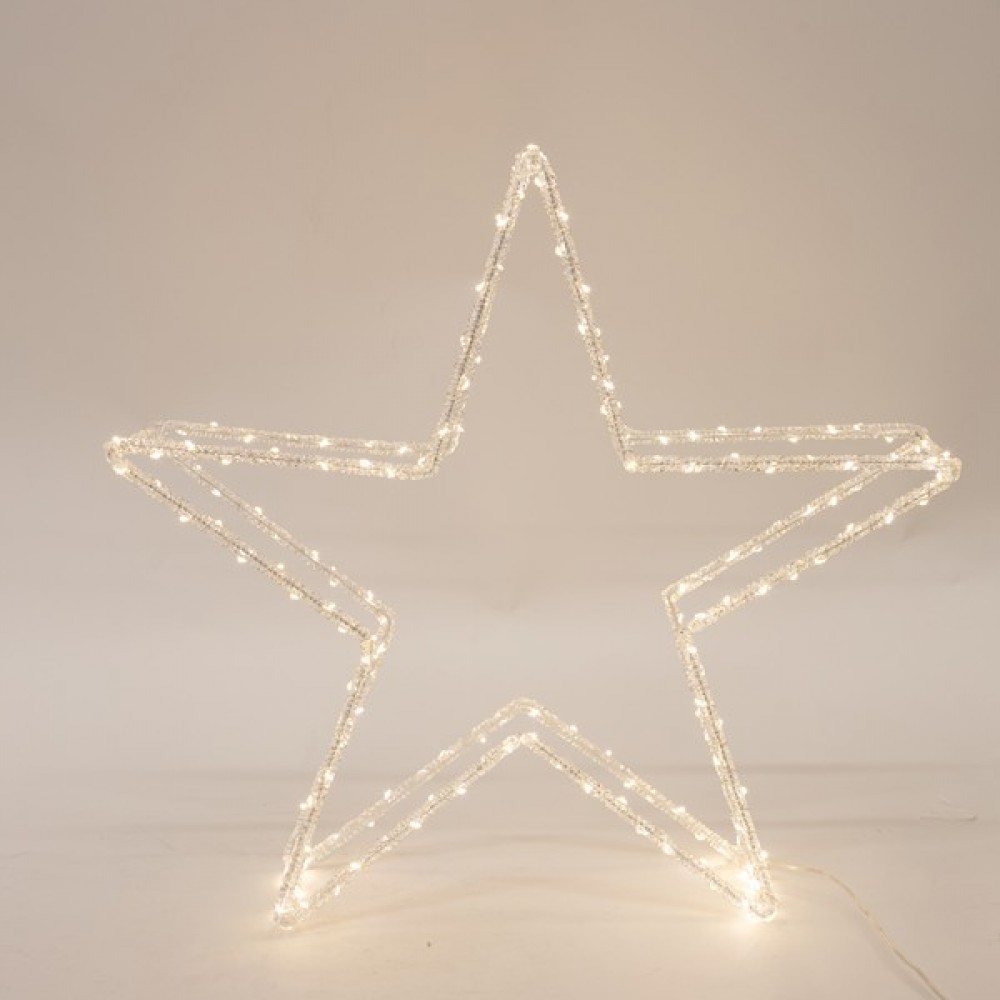 Φωτιζόμενο αστέρι ακρυλικό με led 100x15x97