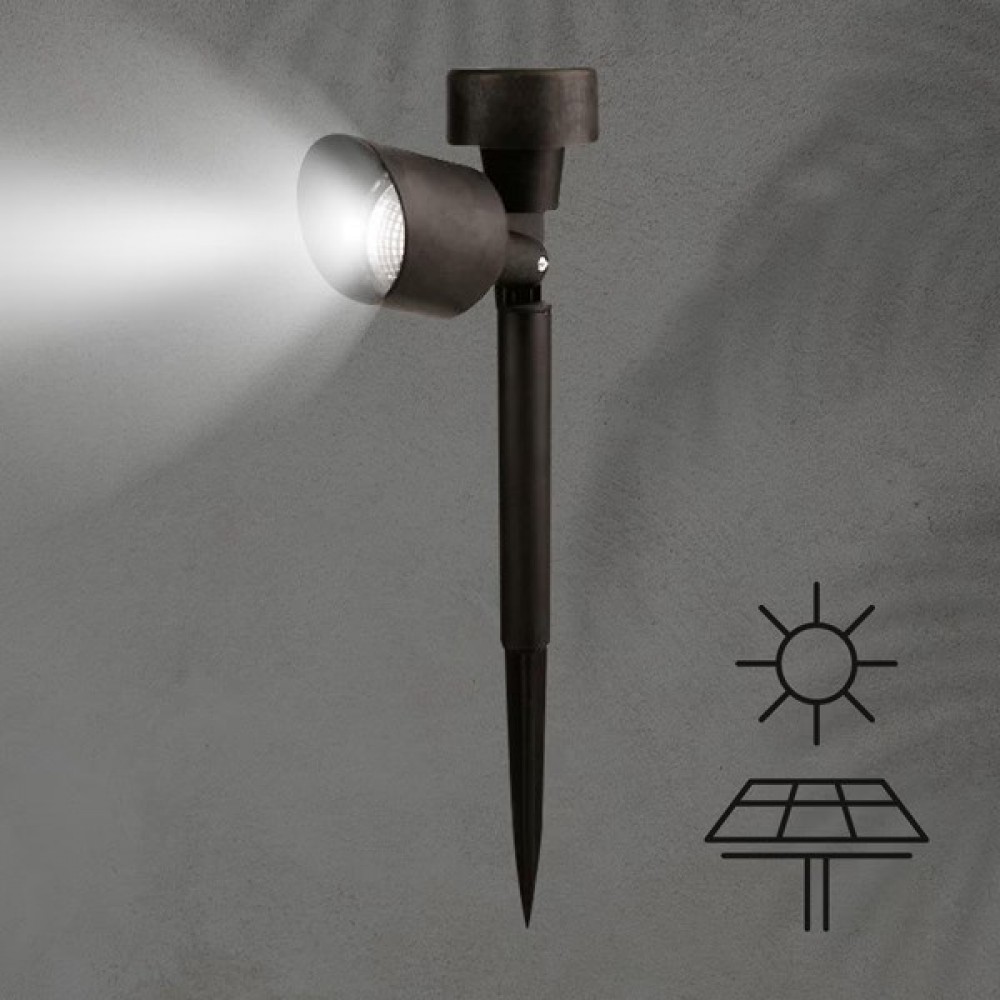 Ηλιακό φωτιστικό κήπου "ARTE ILLUMINA" 4000Κ καρφωτό Φ5,5x32.5