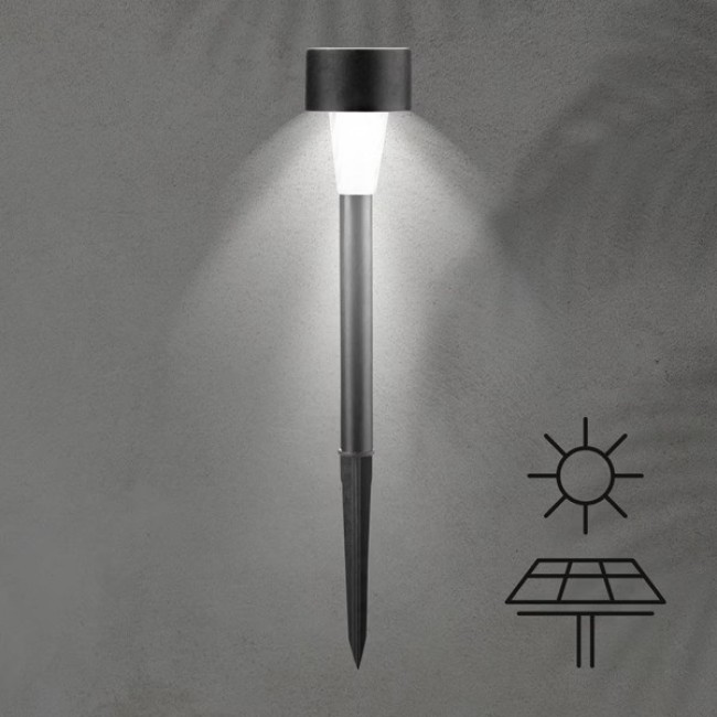 Ηλιακό φωτιστικό κήπου "ARTE ILLUMINA" 4000Κ καρφωτό Φ4,7x31,5