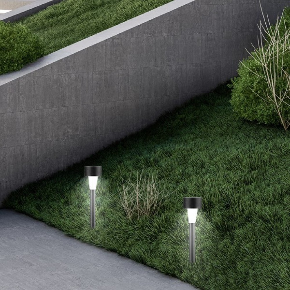 Ηλιακό φωτιστικό κήπου "ARTE ILLUMINA" 4000Κ καρφωτό Φ4,7x31,5