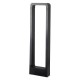 Κολωνάκι δαπέδου "ARTE ILLUMINA" 7W/IP65/3000K απο αλουμίνιο σε μαύρο χρώμα 16,2x5,7x40