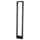 Κολωνάκι δαπέδου "ARTE ILLUMINA" 12W/IP65/3000K απο αλουμίνιο σε μαύρο χρώμα 16,2x5,7x60