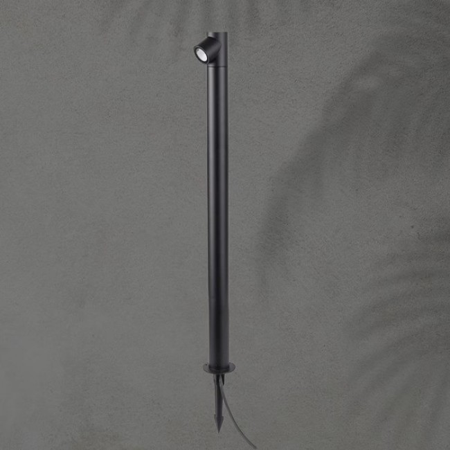 Kολωνάκι αλουμινίου "ARTE ILLUMINA" 5W/IP65/3000K σε μαύρο χρώμα Φ5,5x80