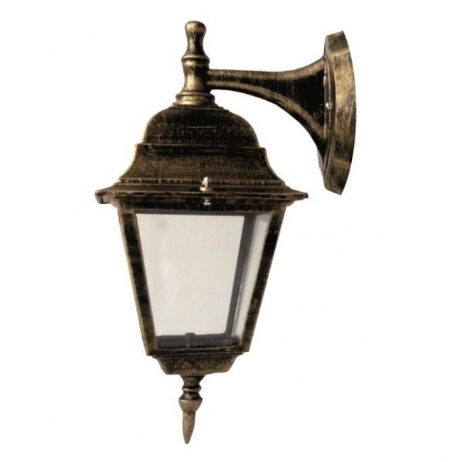 Φωτιστικό εξωτερικού χώρου απλίκα "ARTE ILLUMINA" απο αλουμίνιο σε μπρονζέ χρώμα Ε27/IP44 20x17x41