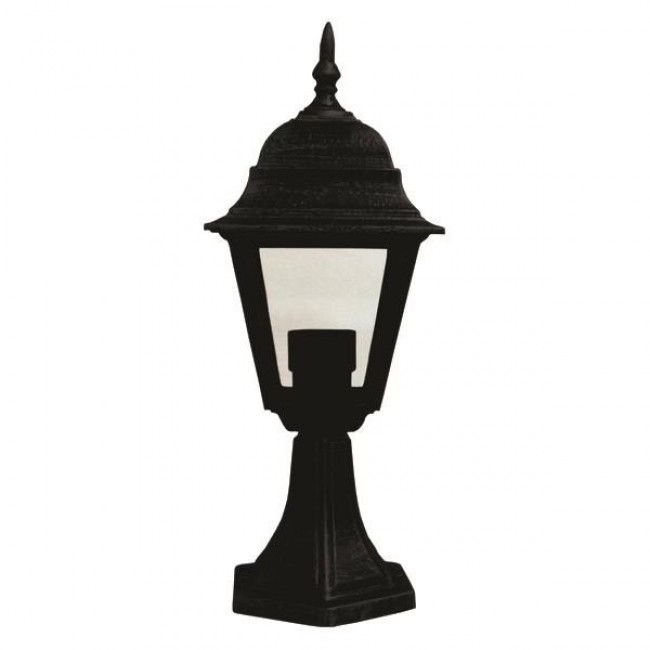 Kολωνάκι δαπέδου αλουμινίου "ARTE ILLUMINA" σε μαύρο χρώμα 15x44