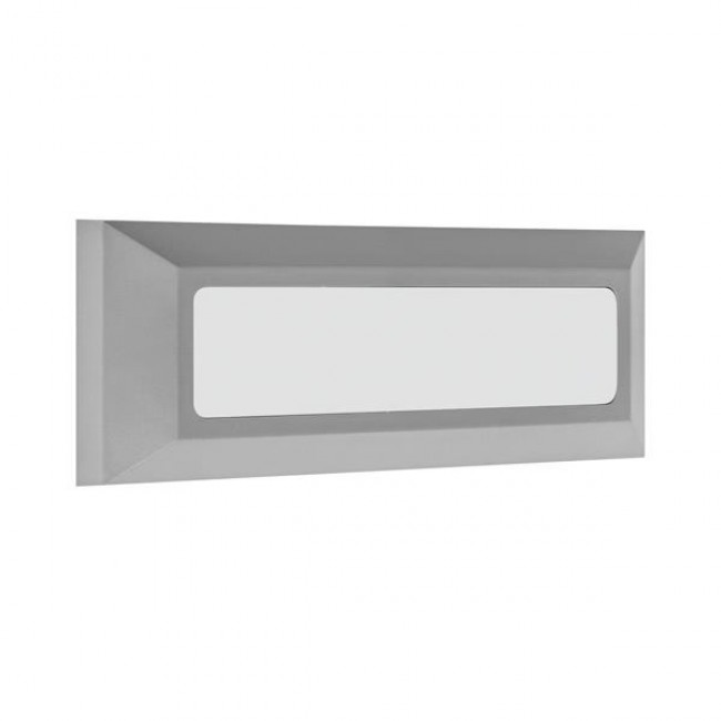 Φωτιστικό τοίχου "ARTE ILLUMINA" LED 4W/IP65/230V/3CCT σε γκρι χρώμα 23x8