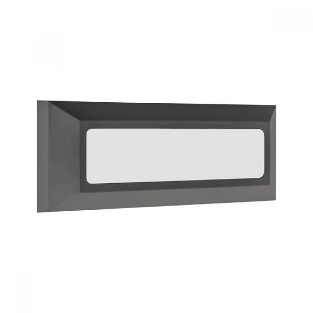 Φωτιστικό τοίχου "ARTE ILLUMINA" LED 4W/IP65/230V/3CCT σε χρώμα γραφίτη 23x8
