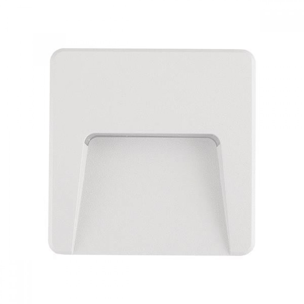 Φωτιστικό τοίχου από πλαστικό/ABS σε λευκό χρώμα SLIM LED 3W/IP65/230V/3CCT 12x12