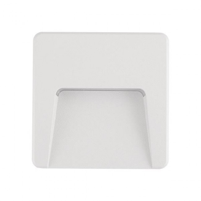 Φωτιστικό τοίχου από πλαστικό/ABS σε λευκό χρώμα SLIM LED 3W/IP65/230V/3CCT 12x12